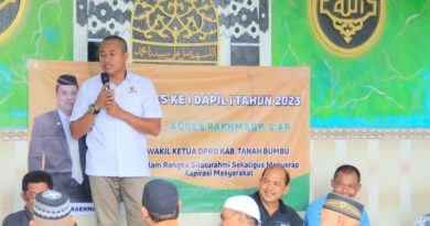 Wakil DPRD Tanbu Koordinasikan Permintaan Warga Membangun Kolam Ritensi