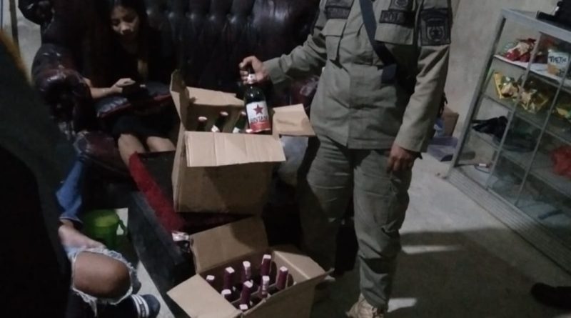 Satpol PP Damkar Tanbu Amankan 3 Pasangan Bukan Pasutri dan Minuman Beralkohol