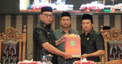 DPRD Tanbu Sampaikan Pandangan Umum Terhadap RTRW Tanah bumbu