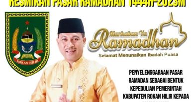 Pemkab Rohil: Motivasi UMKM. Pasar Ramadhan Tahun 2023 Resmi Dibuka.