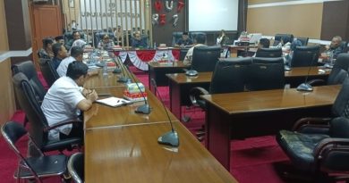 DPRD Tanbu Gelar Rapat Gabungan Dewan Bersama KPUD