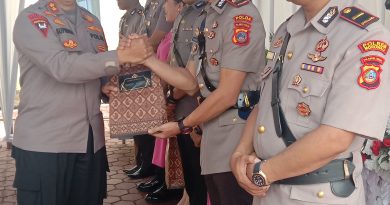 Sertijab Pejabat Polres Morowali Polda Sulteng.