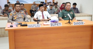 Polres Morowali Polda Sulteng Bersama Forkopimda Kab.Morowali Ikuti Rapat Koordinasi Lintas Sektoral Dengan Mabes Polri.