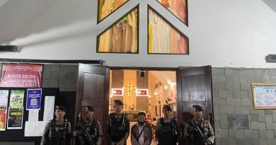 Polresta Cirebon Amankan Kegiatan Gereja Wafatnya Isa Al-Masih di seluruh Gereja.