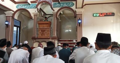 Shalat idul fitri 1444 Hijriah di Masjid Miftahul Karomah Babakan Reuma..