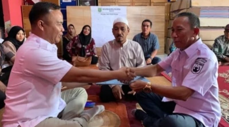 Pemerintah Desa Baroqah Kec Simpang Empat Gelar Sertijab Kades Terpilih