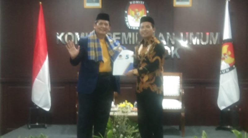 DPC Partai Nasdem Depok Daptarkan 50  Bacaleg di KPU.