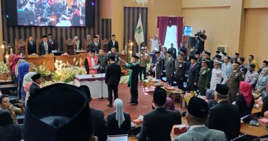 Andrean Atma Maulani SH Resmi dilantik Menjadi Ketua DPRD Tanah Bumbu