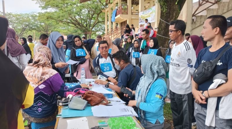 Dinkes Kab Tanbu Laksanakan Kegiatan Pengukuran Kebugaran Jasmani Calon Jamaah Haji Tanbu 2023  Tahap 2