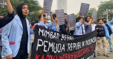 Pemuda Republik Indonesia Beri Kartu Merah untuk Gubernur Sumatera Selatan.