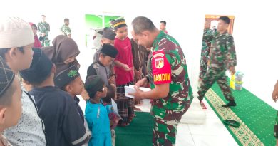 Baksos, Kodim 1311/Morowali Mendatangi Panti Asuhan Dan Salurkan Bantuan Kepada Anak Yatim Piatu Serta Memberikan Tali Asih Kepada Anak Penyandang Stanting