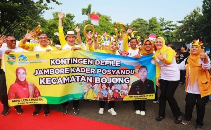 Ribuan Pahlawan Kesehatan Masyarakat Meriahkan Jambore Kader Posyandu Purwakarta