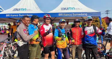 Polres Sumedang Gelar Hari Bhayangkara Ke-77 di Meriahkan, Fun Run, Fun Bike dan Bazar UMKM.