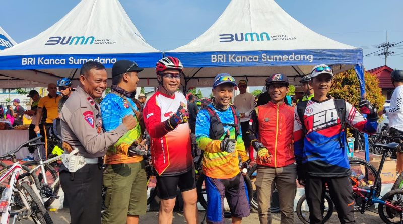 Polres Sumedang Gelar Hari Bhayangkara Ke-77 di Meriahkan, Fun Run, Fun Bike dan Bazar UMKM.