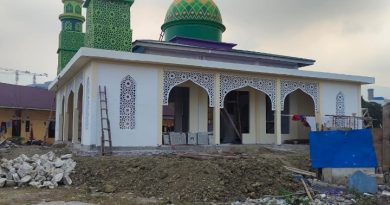 Anggota Polri Bripka Supriyono Bangun Masjid  Anisa DiLabota