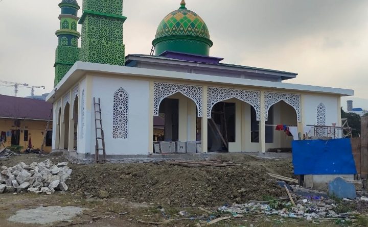 Anggota Polri Bripka Supriyono Bangun Masjid  Anisa DiLabota