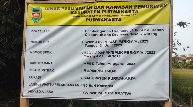 Proyek Drainase Diduga Langgar UU KIP, Ketua PWRI Angkat Bicara