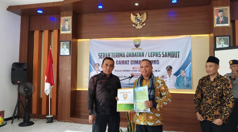 Gelar Acara Lepas Sambut Camat Baru di Cimanggung Sumedang Berjalan Sukses
