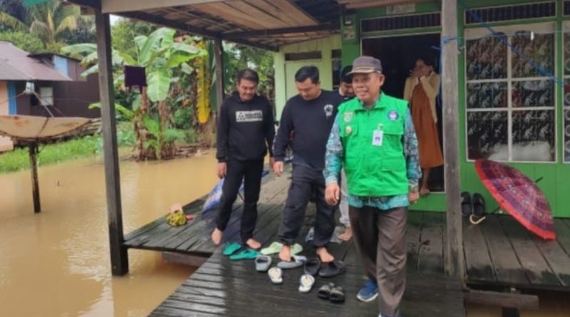 Debit Air di Kusan Hulu Meninggi, Program Peninggian Rumah dari Pemkab Berhasil