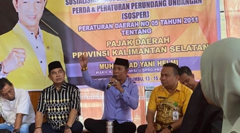 Penerimaan UPPD Samsat Batulicin Meningkat, Paman Yani, Hasilnya Kembali Kerakyat