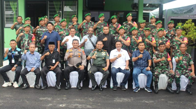 Sinergi Dan Inspirasi Di Tengah Persaudaraan Dandim 1311/Mrw Kunjungi Koramil 1311-04/Lembo