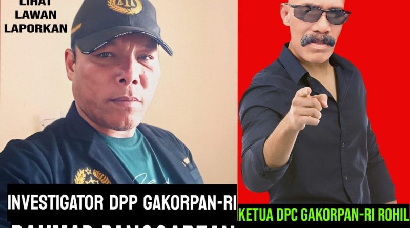 DPP GAKORPAN-RI Laporkan Kepsek SMPN2 Terkait Dana BOS Th 2021/2022 Ke Polres Rohil