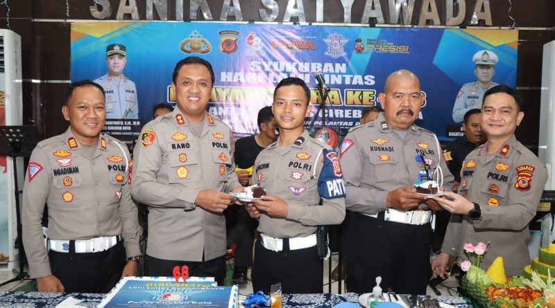 Polres Cirebon Kota Gelar Syukuran HUT Lalu Lintas Bhayangkara Ke-68