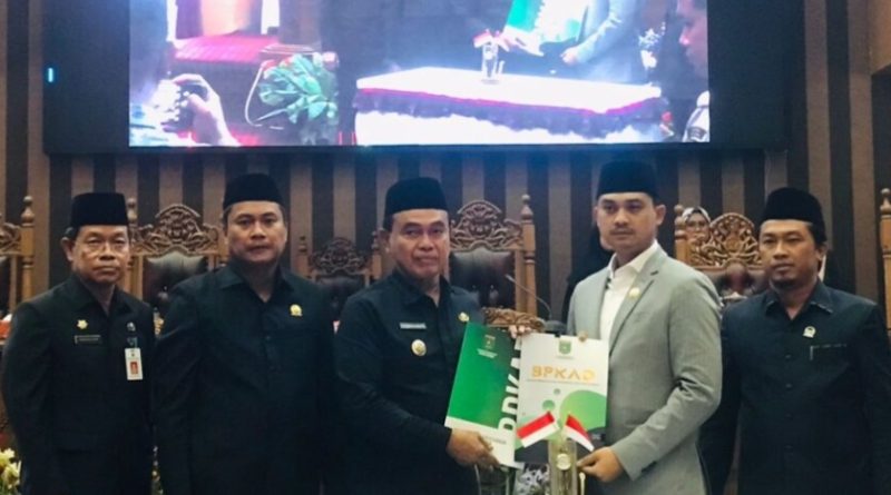 DPRD Tanbu Melakukan Penandatanganan Nota Kesepakatan Kebijakan Umum Anggaran (KUA) dan PPAS Th 2024