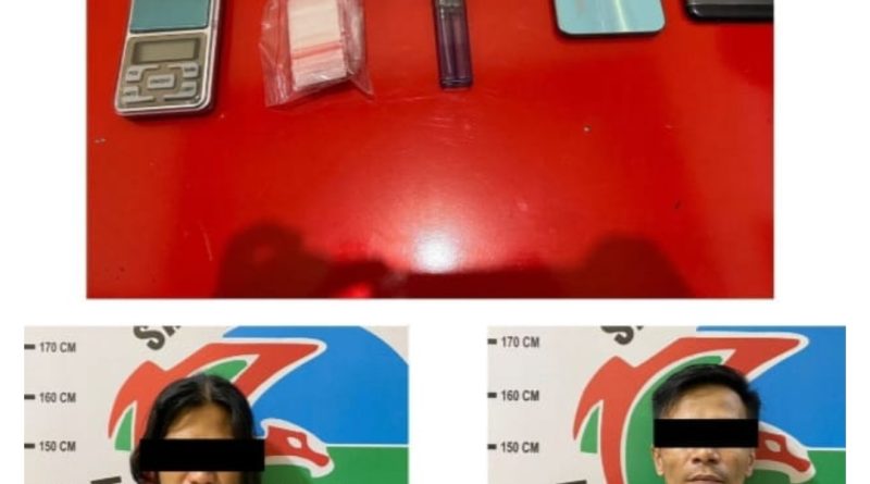 Satreskoba Polres Tanah Bumbu Berhasil Mengamankan Dua Orang Pelaku Pengedar Nakoba Jenis Sabu