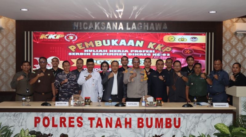 Sambut Pesta Demokrasi, Polres Tanbu Gelar Dialog Sespim Bertajuk Strategi Cooling System