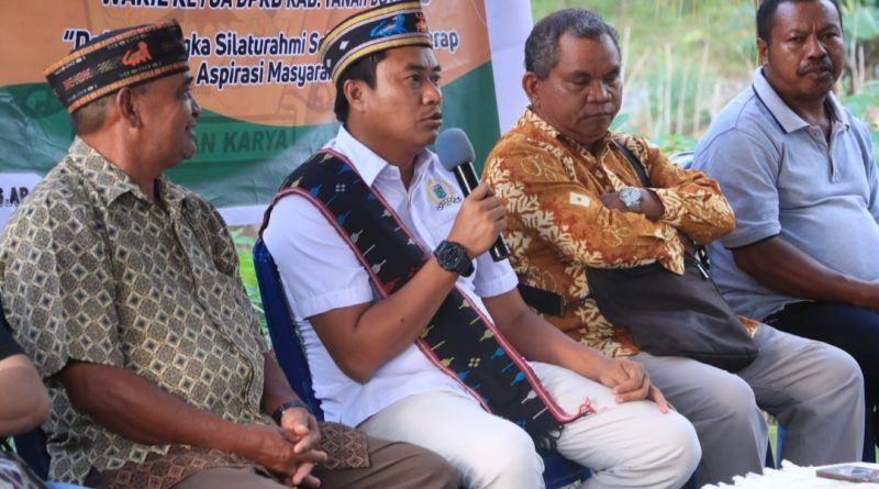 Wakil Ketua DPRD Tanah Bumbu Agoes Rahmadi S.AP, Melaksanakan Reses di Kecamatan Simpang Empat