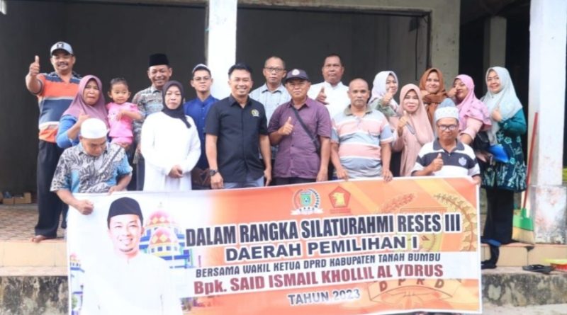 Waket DPRD Reses Menjaring Aspirasi Masyarakat di Di Desa Sarigadung dan Desa Sungai