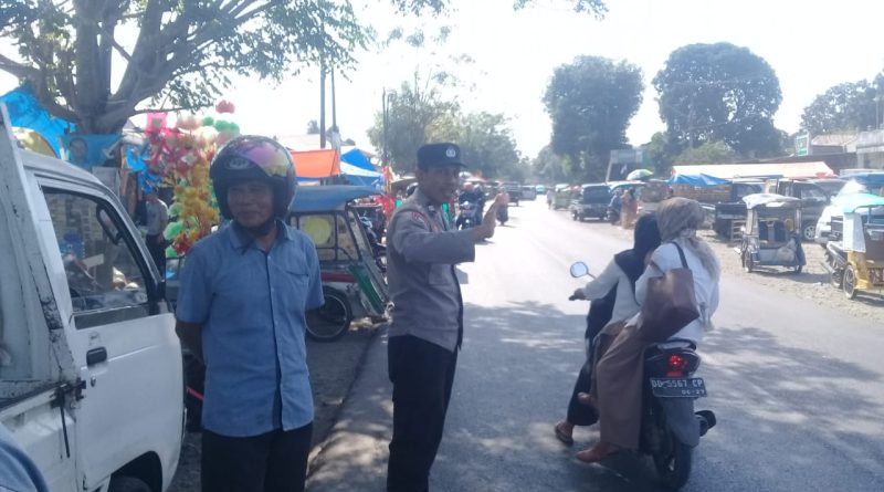 Pengaturan dan Pengaman Polsek Marbo di Pasar Tradisional Lengkese