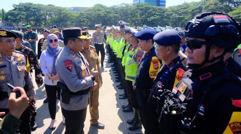 Polres Takalar Polda Sulsel Gelar Apel Gelar Pasukan Ops Mantap Brata Pemilu 2024