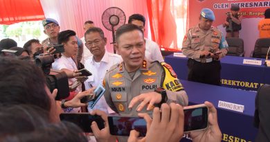 Komitmen  Berantas Penyalahgunaan Nakotika,Kapolda Sulteng Pimpin Pemusnahan Sabu Jaringan Internasional