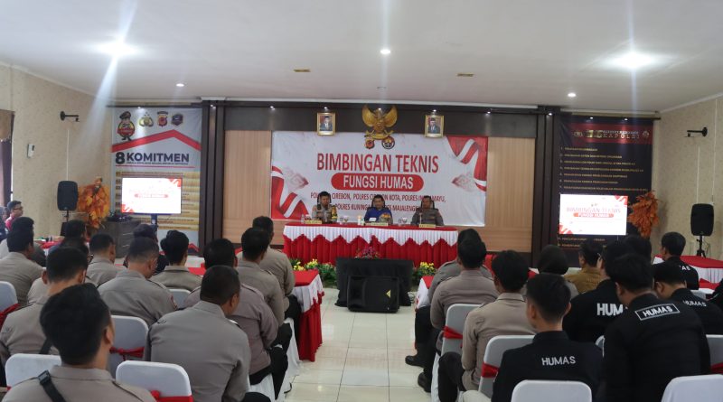 Tingkatkan Kemampuan, Personel Humas se-Ciayumajakuning Ikuti Bimtek di Polresta Cirebon