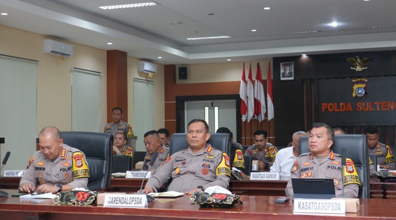 Hadapi Pemilu 2024 mendatang Satgas OMB Tinombala Polda Sulteng Di Bekali Pelatihan Olah Strategi