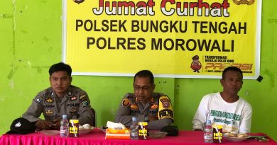 Jum’at Curhat Polsek Bungku Tengah Polres Morowali Berlangsung Di Desa Bahomoteve