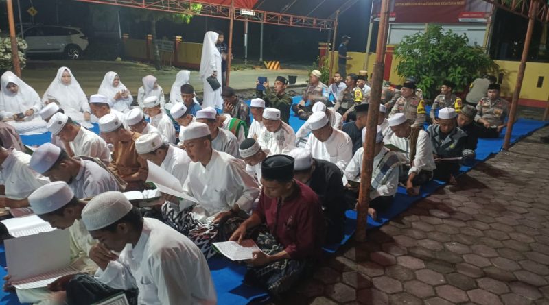 Tingkatkan Spiritualitas Dan Keselamatan Dalam Tugas,Polres Morowali Gelar Pengajian Dan Do’a Bersama