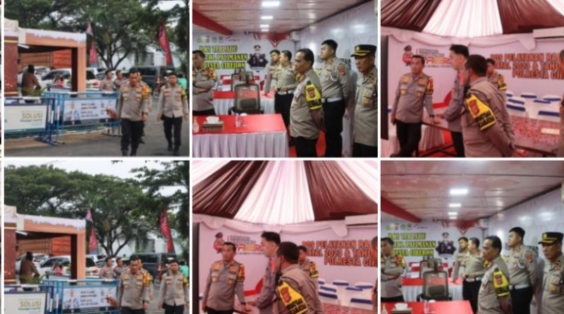 Kapolresta Cirebon Cek Kesiapan Pos Operasi Lilin Lodaya