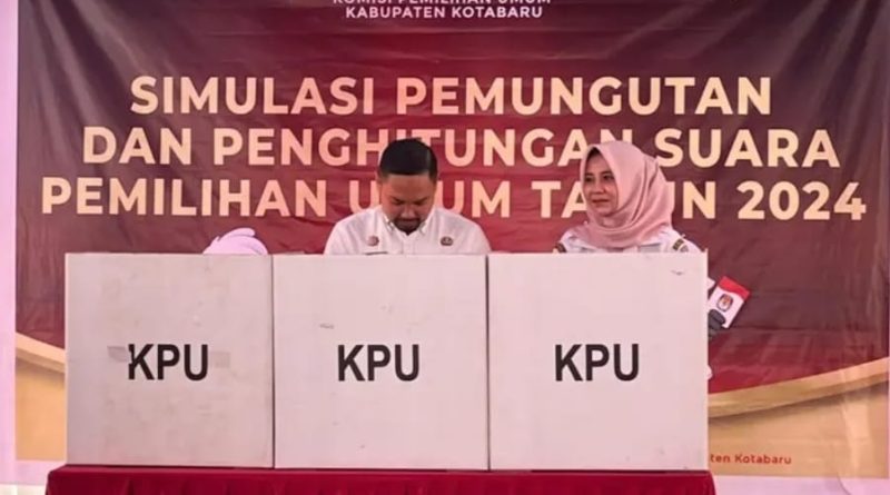Kotabaru Memeluk Semangat Pemilu dengan Suksesnya Simulasi Pemilu 2024