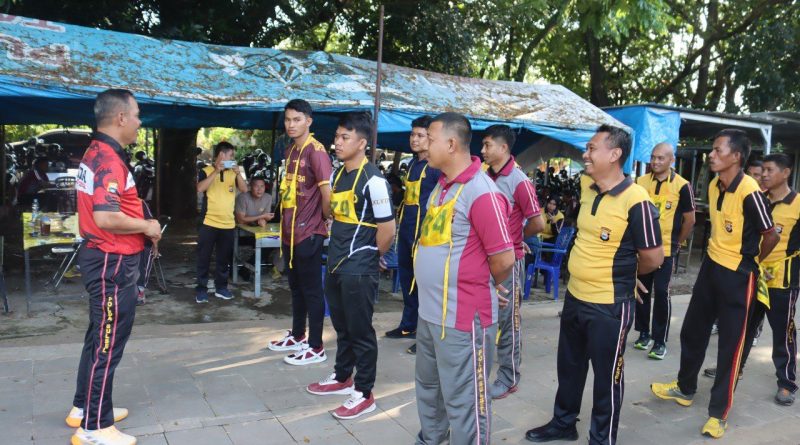 Personel Polres Takalar Ikuti Uji Kesamaptaan Jasmani Periode I Tahun 2024