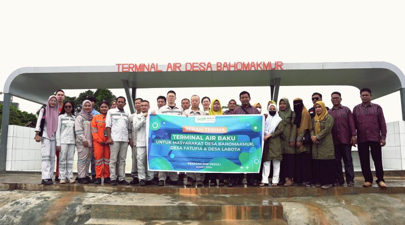 Komitmen PT IMIP,Bangun Terminal  Air Baku Di Tiga Desa  Kecamatan Bahodopi