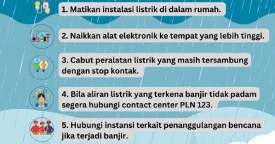 PLN GUNUNG PUTRI BAGIKAN TIPS AMAN MENGGUNAKAN LISTRIK DI MUSIM PENGHUJAN