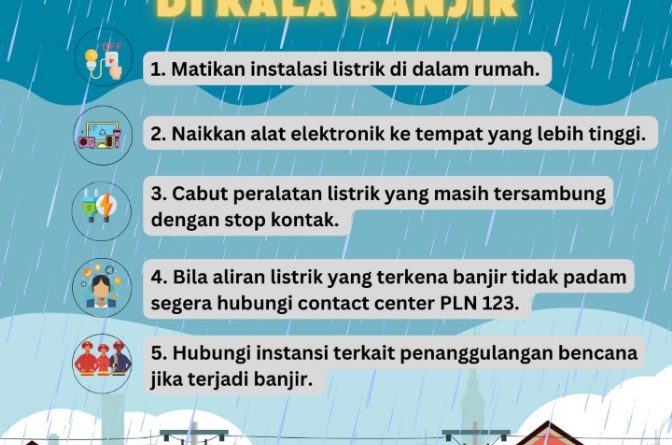 PLN GUNUNG PUTRI BAGIKAN TIPS AMAN MENGGUNAKAN LISTRIK DI MUSIM PENGHUJAN