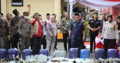 Polresta Cirebon Musnahkan Ribuan Miras Berbagai Merek Hasil KRYD dan Operasi Pekat