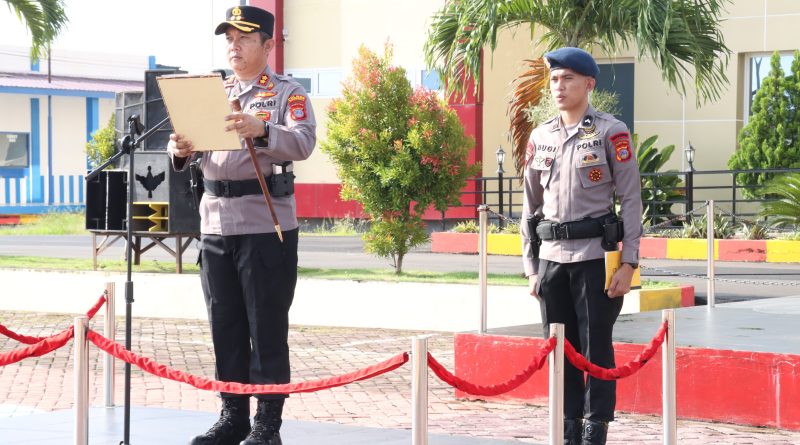 Upacara HKN, Kapolres Morowali Ajak Tingkatkan Semangat Kemerdekaan Dalam Kehidupan Sehari-Hari.