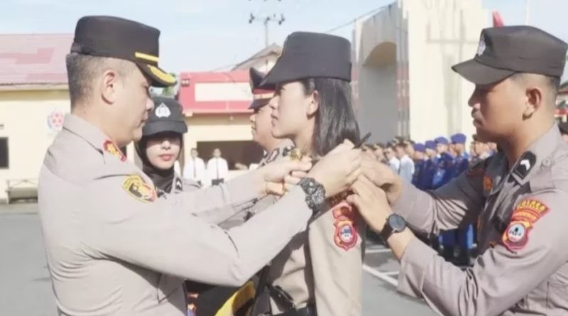 Pengangkatan Iptu Dewi Febriani sebagai Kasat Lantas Polres Kotabaru