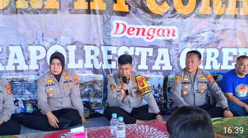 Polresta Cirebon Gelar Jum’at Curhat Bersama Kelompok Tani Kecamatan Talun