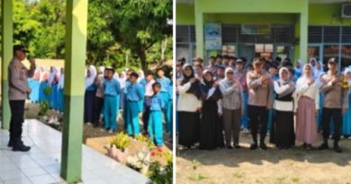 Bentuk Kepedulian Kepada Generasi Muda, Kapolsek Talun Berikan Binluh Kepada SMPN 1 SATAP